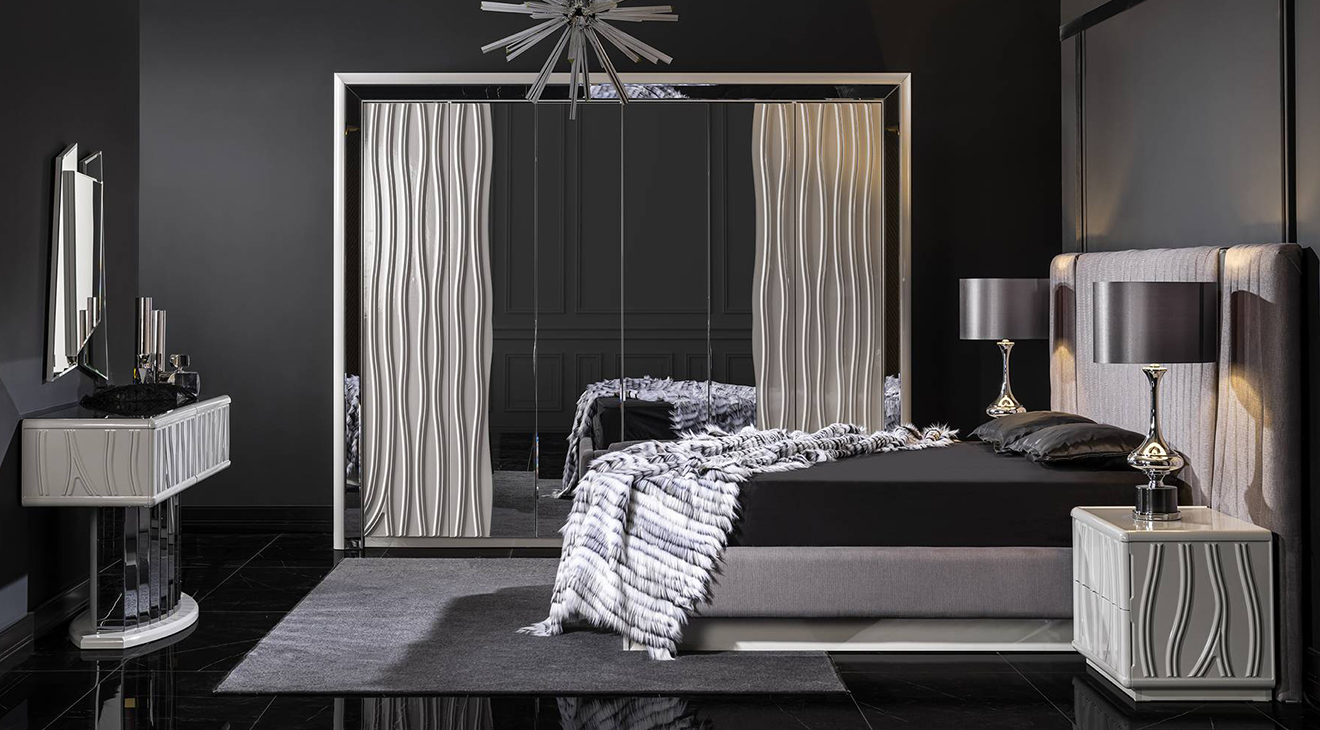 Nova Modern 6-Door Bedroom Set