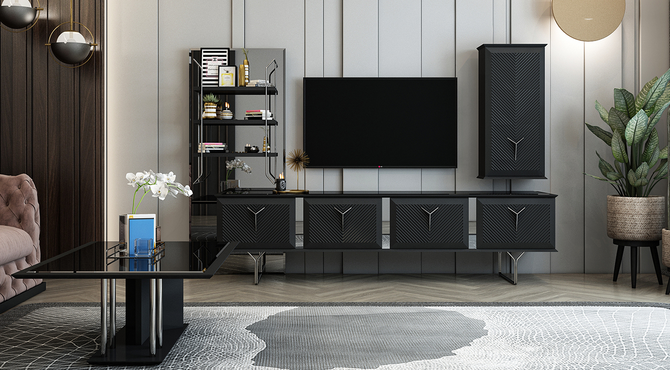 Nova Anthracite Tv Unit