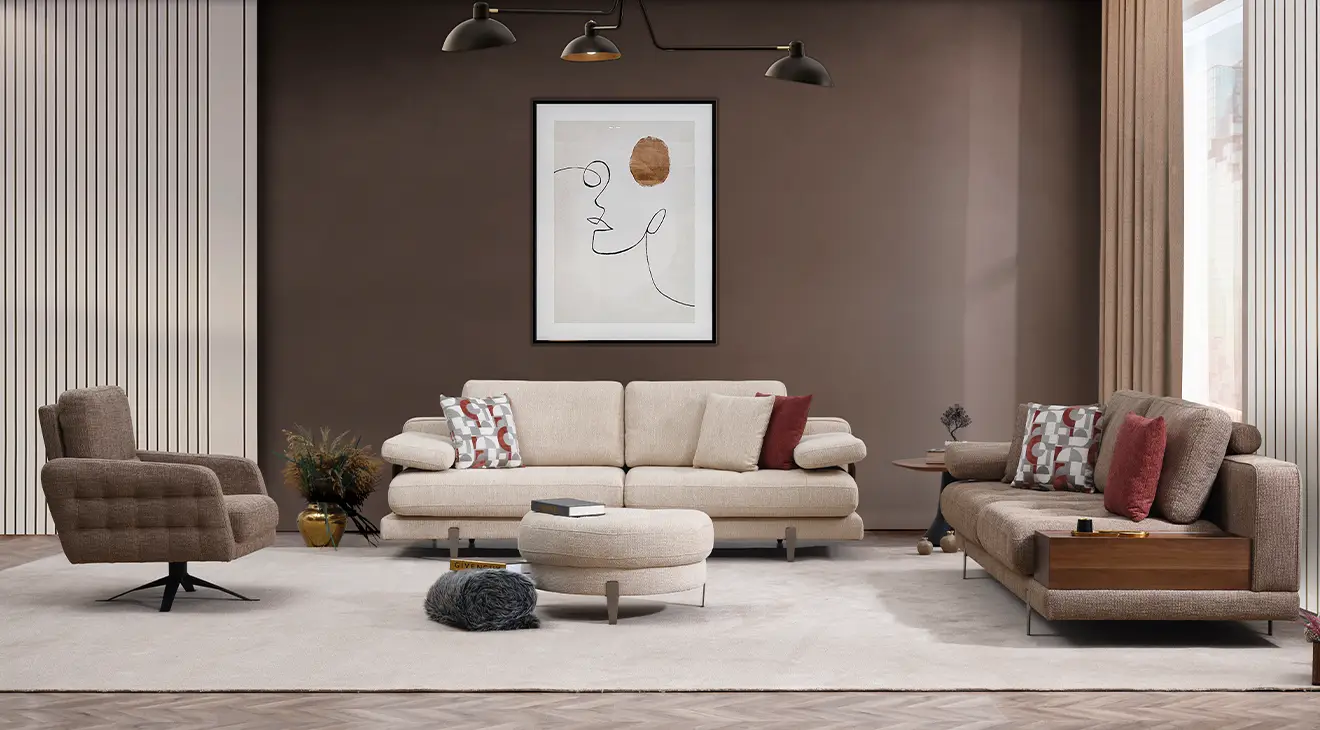 Nova Sofa Set with Coffee Table