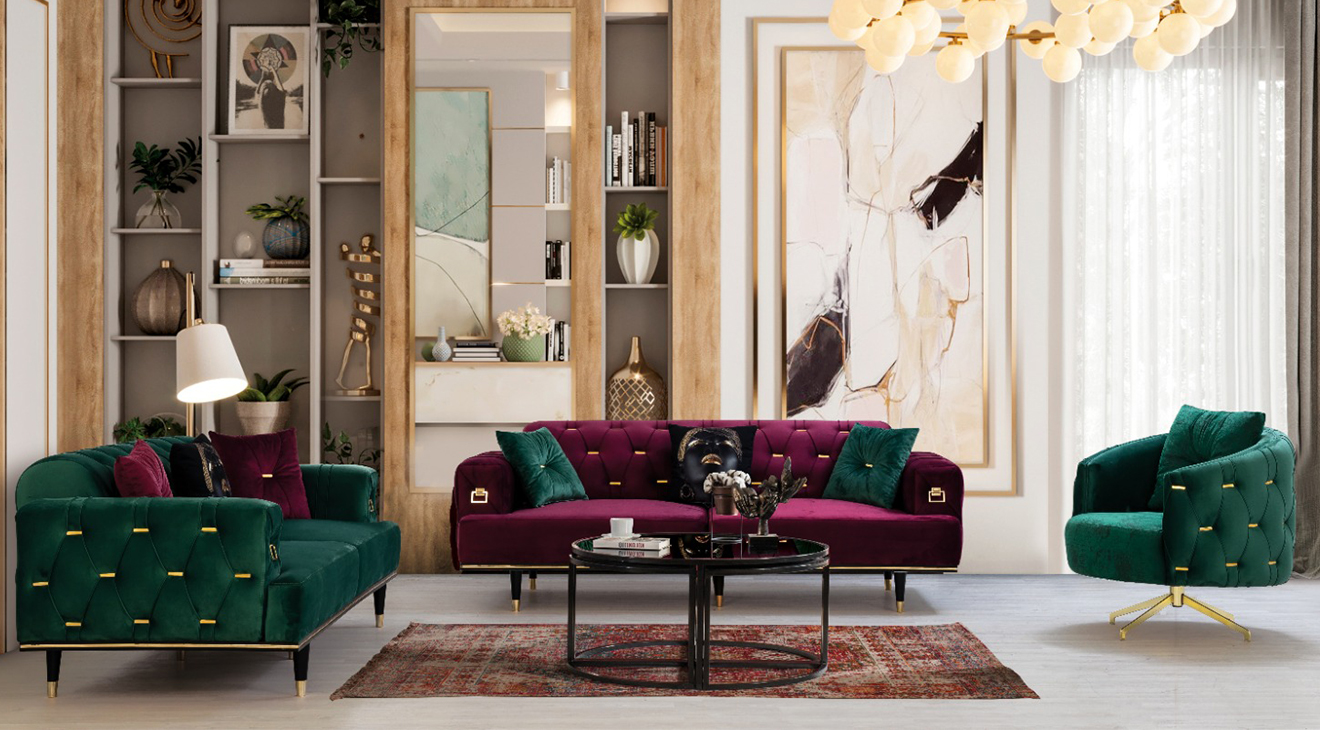 Octavia Modern Sofa Set