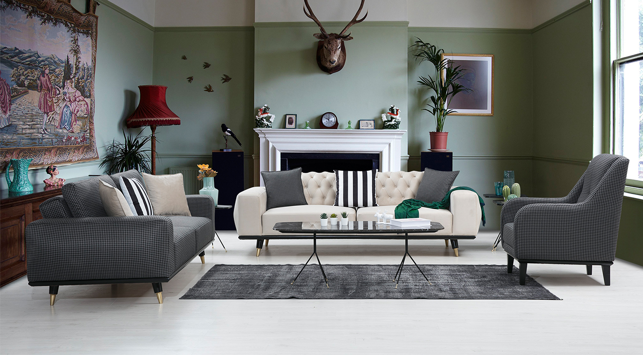 Odessa Modern Sofa Set