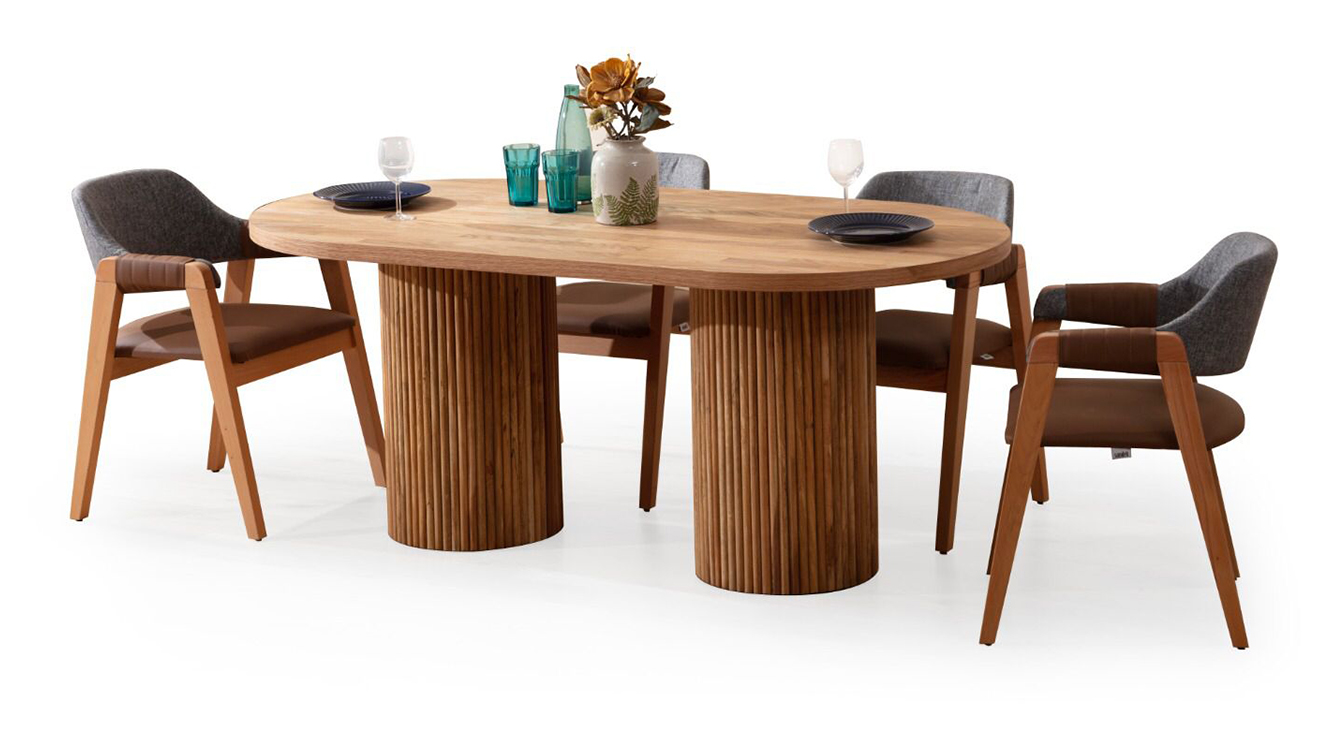 Pal Walnut Dining Table