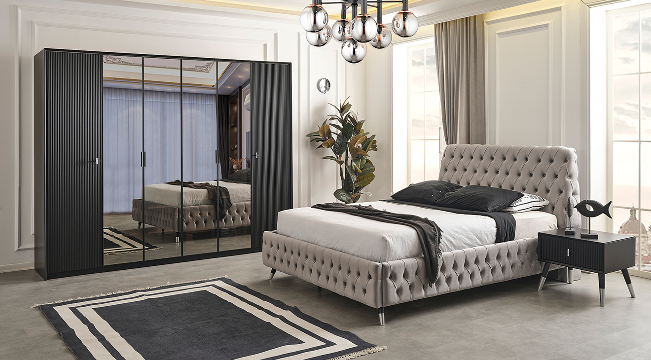 Palmira 6 Door Bedroom Set