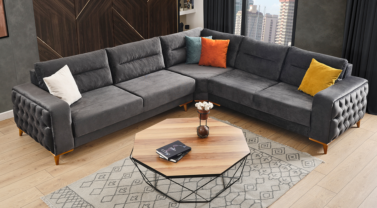 Paris Sofa Set with Storage Box