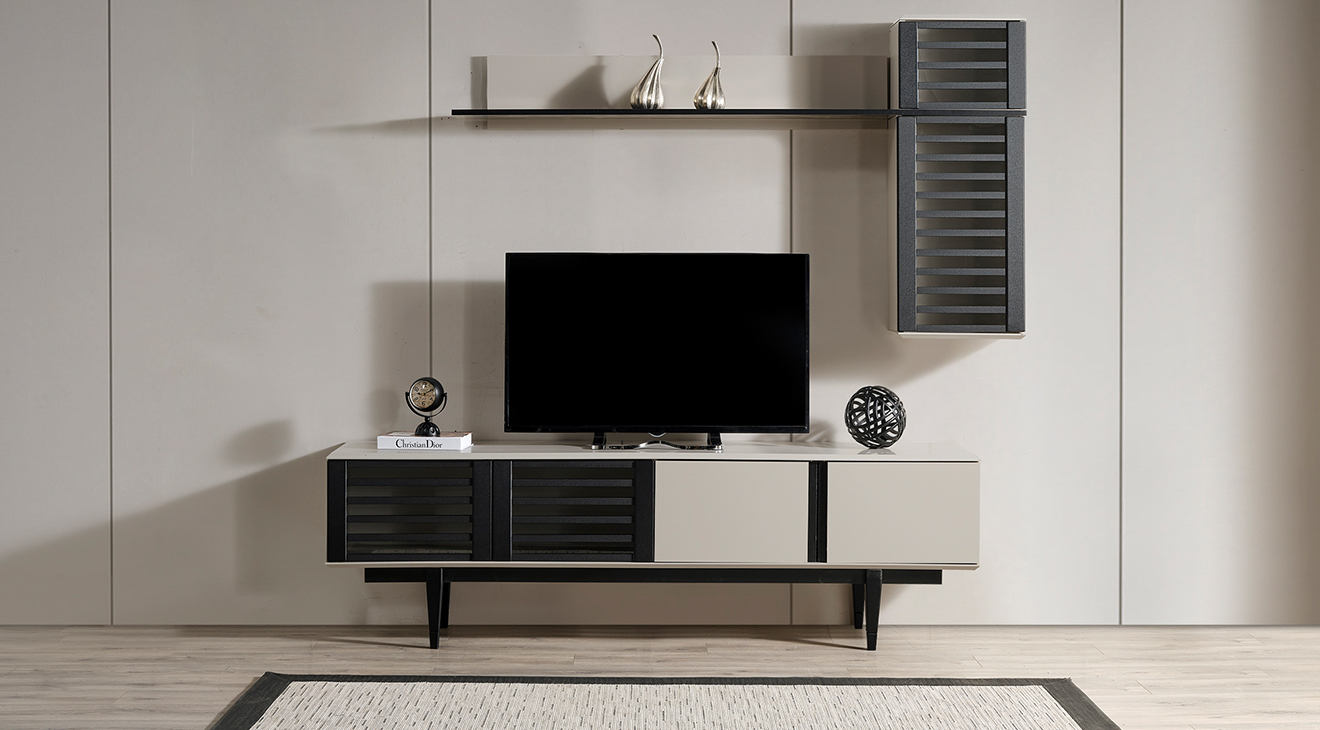 Pars Wooden Leg TV Unit