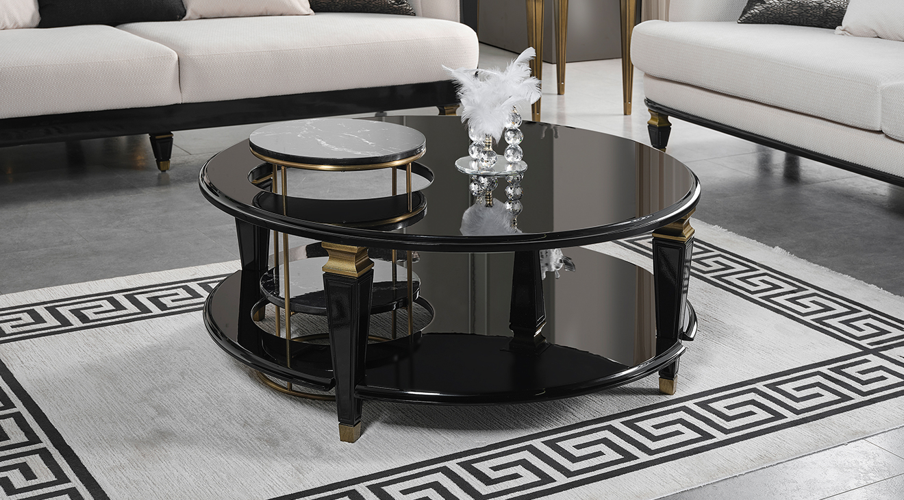 Picasso Black Coffee Table