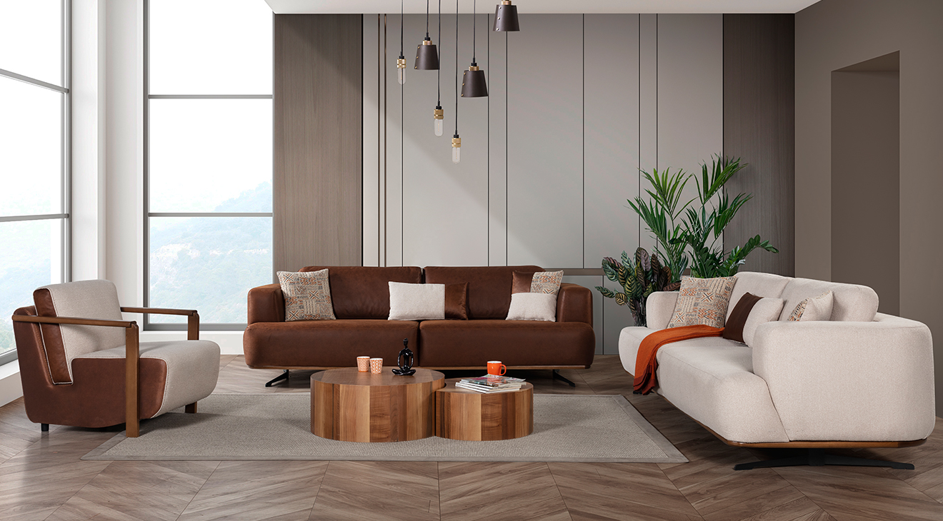 Assun Modern Sofa Set