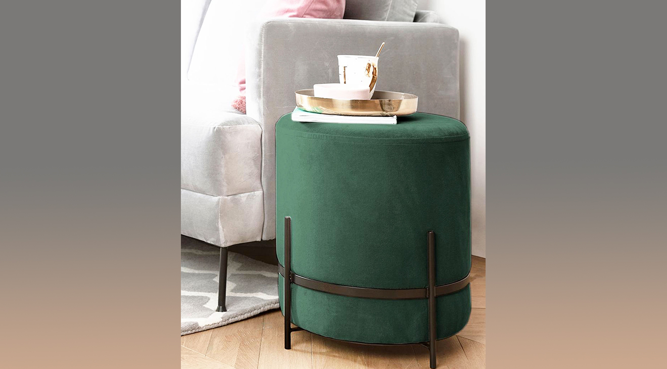 Ring Green Pouf