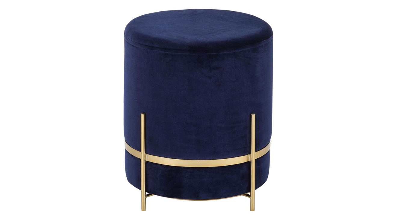 Ring Blue Pouf