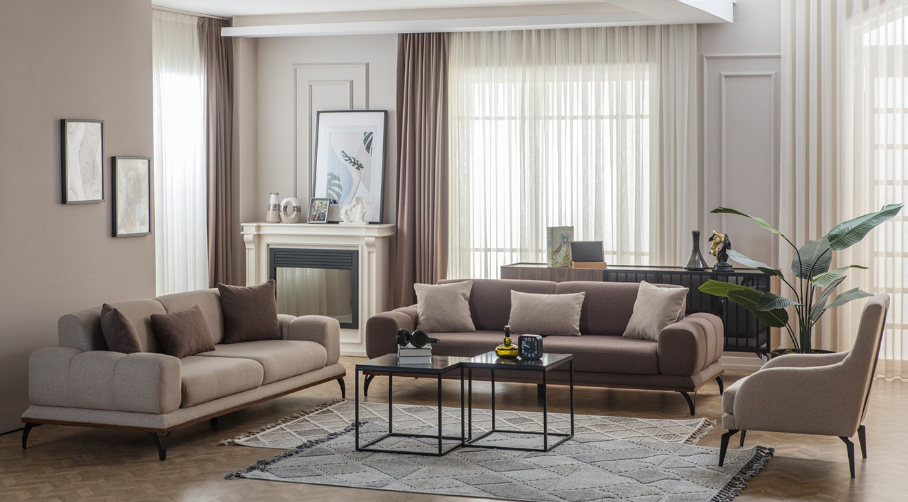 Rio Modern Sofa Set