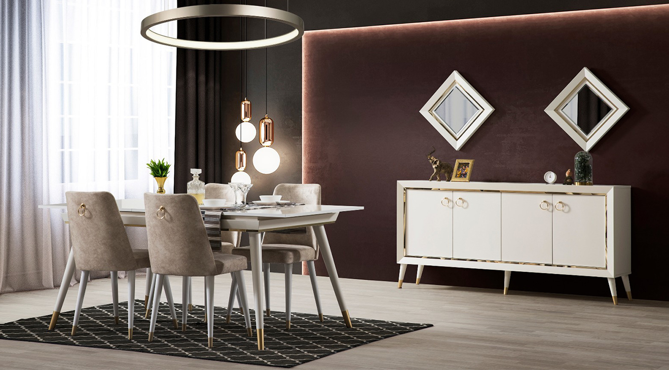 İnci Moonstone Dining Room Set