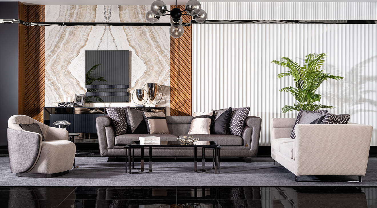 Riva Modern Sofa Set