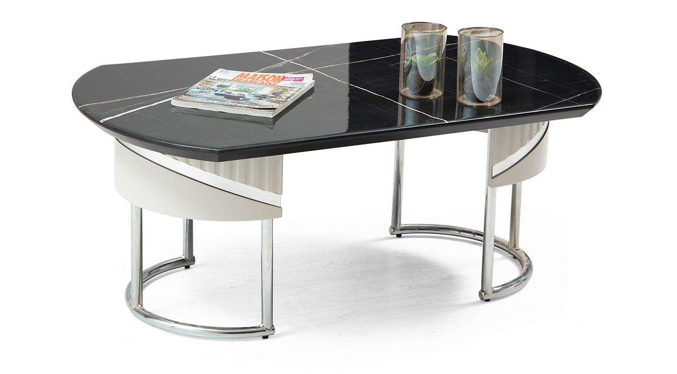 Roma Metal Leg Coffee Table