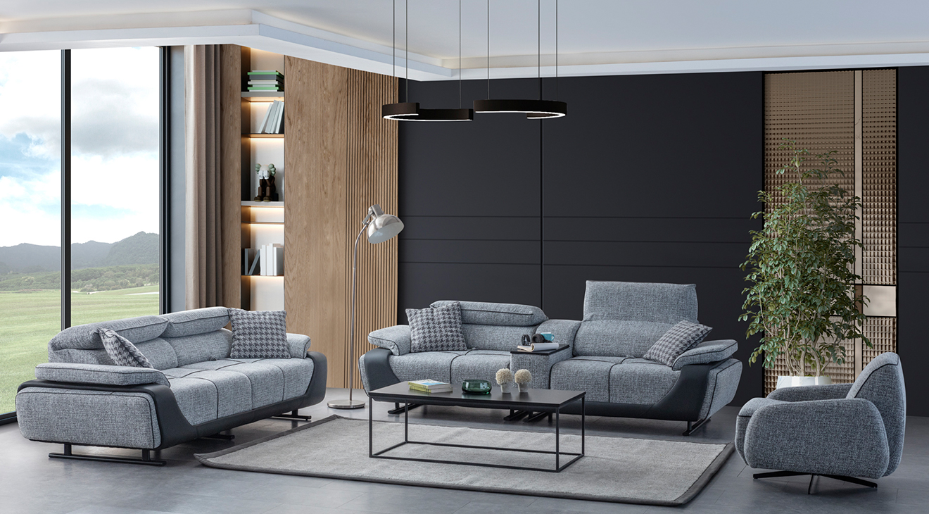 Royce Coffee Table Modern Sofa Set