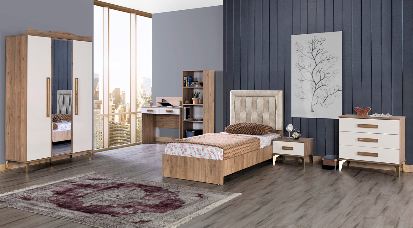 Safir 3 Doors Young Room Set