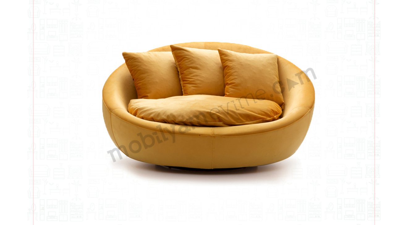 Loca Velvet Round Bergere 8