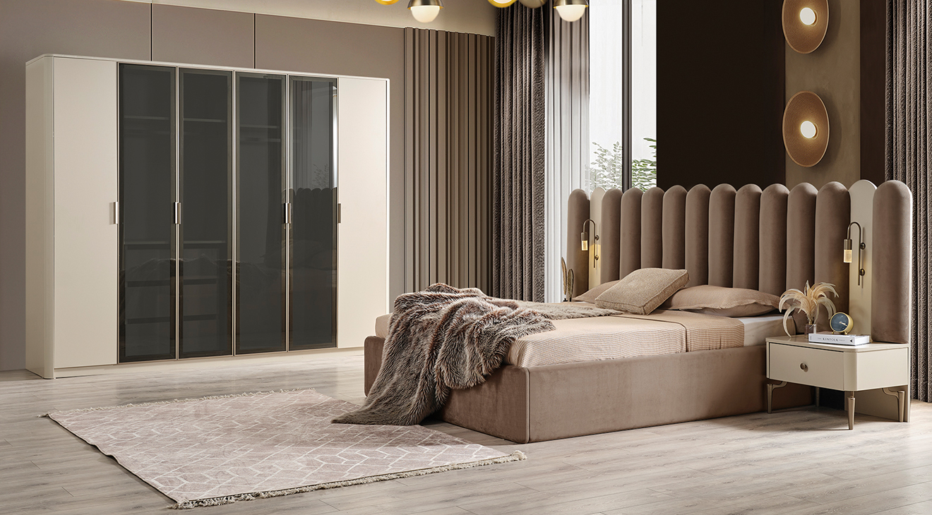 Milano 6-Door Bedroom Set