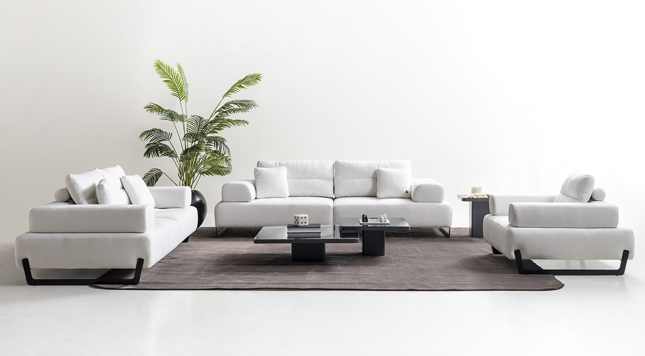 Sirocco Bed Modern Sofa Set