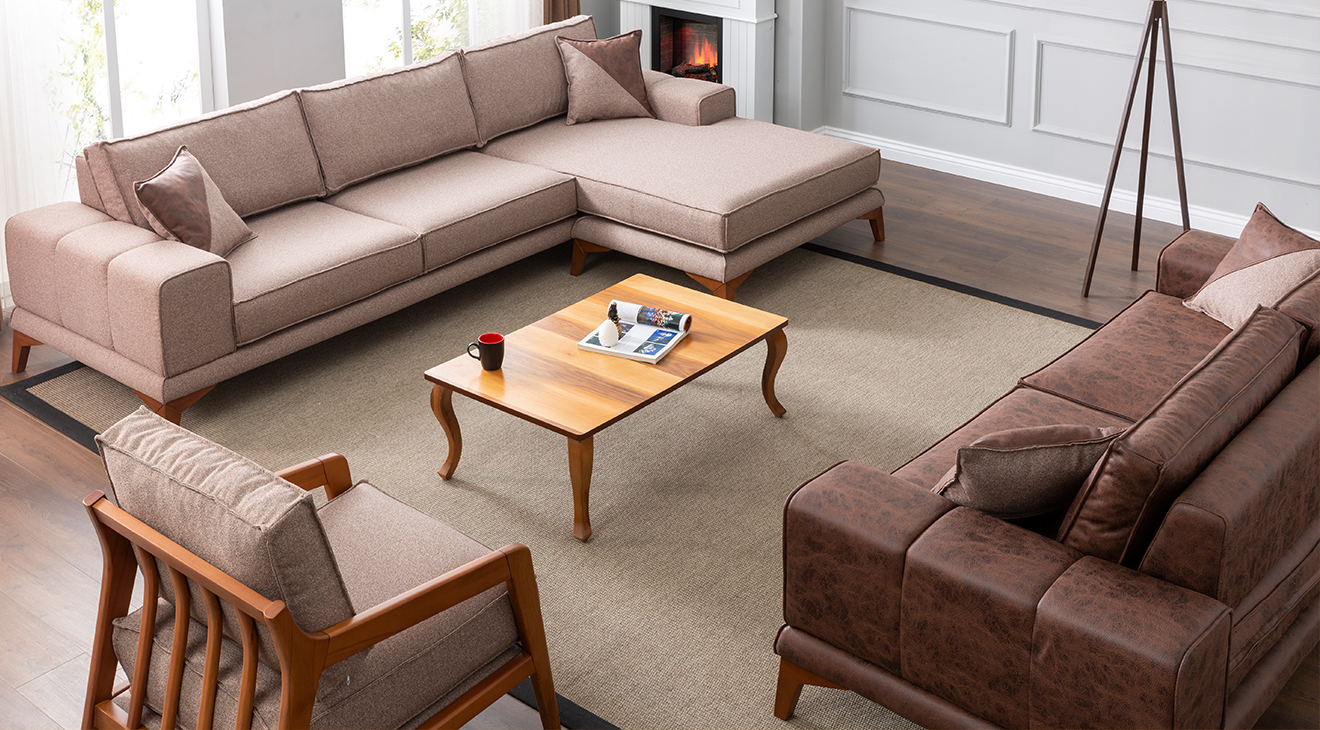 Sofa Sofa and Corner Sofa Set