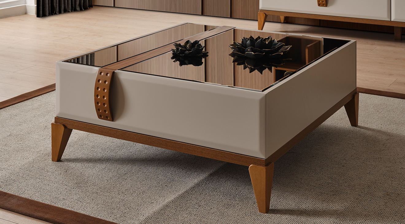 Soft Wooden Leg Coffee Table