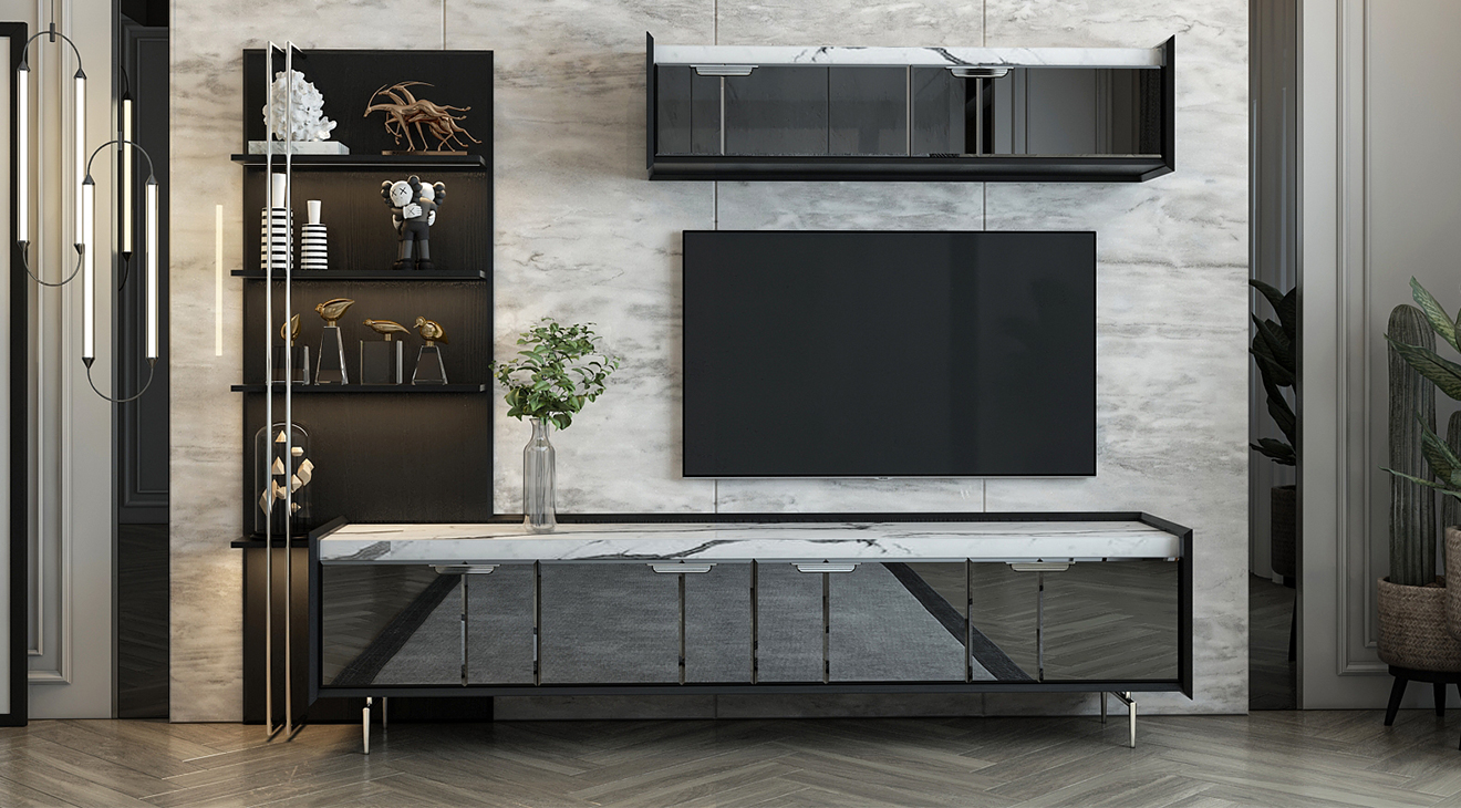 Sooty Modern Tv Unit