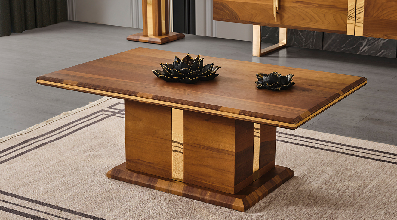 Star Walnut Coffee Table