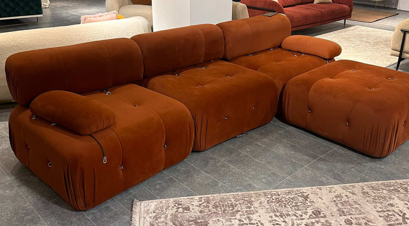 Tesla Outlet Corner Sofa Set