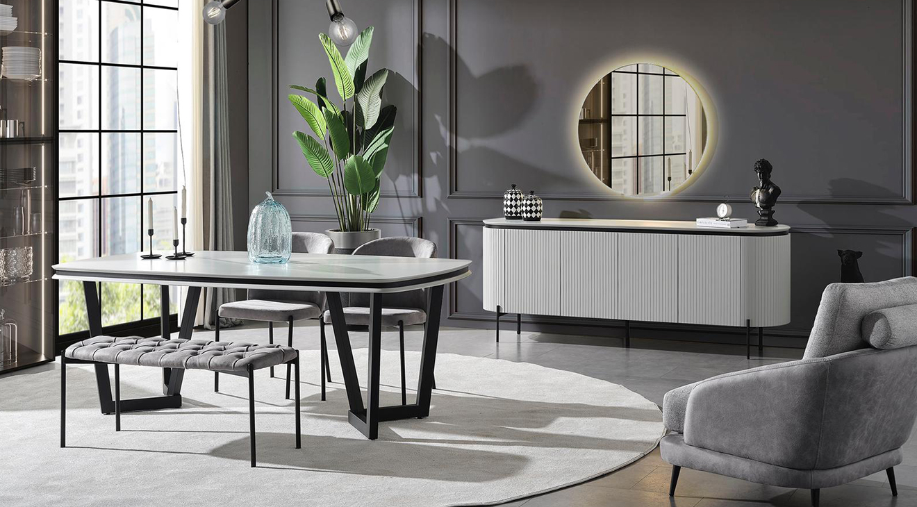Tesla Plus Modern Dining Room Set