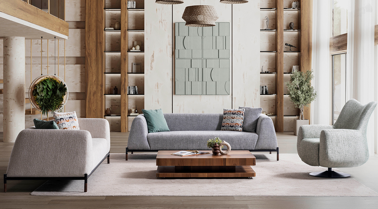 New Trio Modern Sofa Set