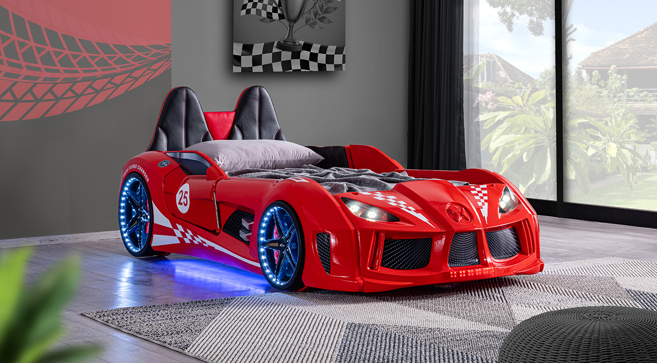Twin Turbo Charged Red