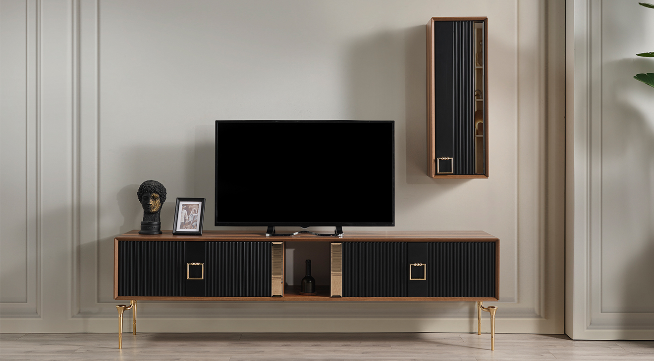 Uludağ Anthracite TV Unit