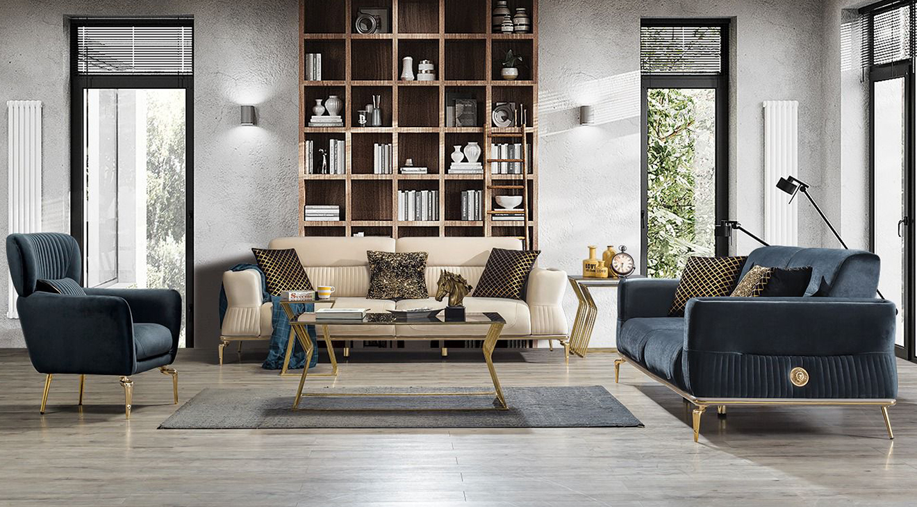Versace Modern Sofa Set