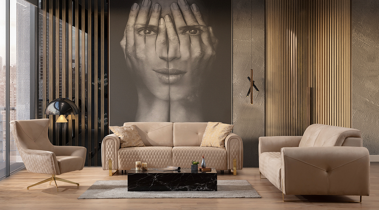 Versace Sofa Set