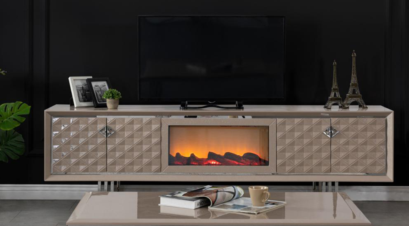 Vita Fireplace Tv Unit
