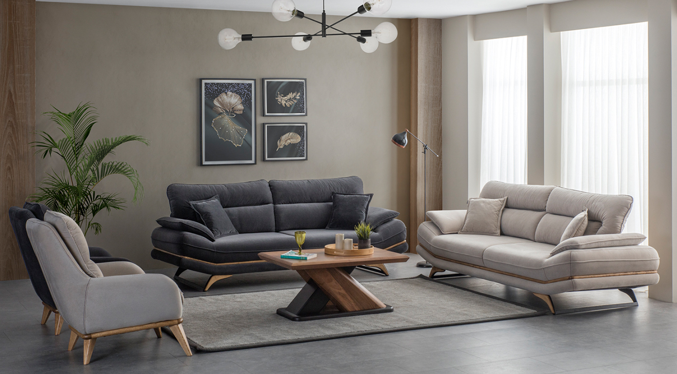 Vogue Modern Sofa Set