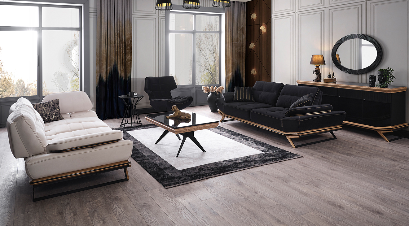 Wow Metal Leg Sofa Set 2