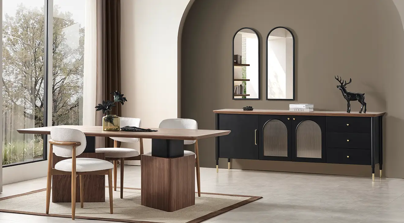 Yıldız Anthracite Dining Room Set