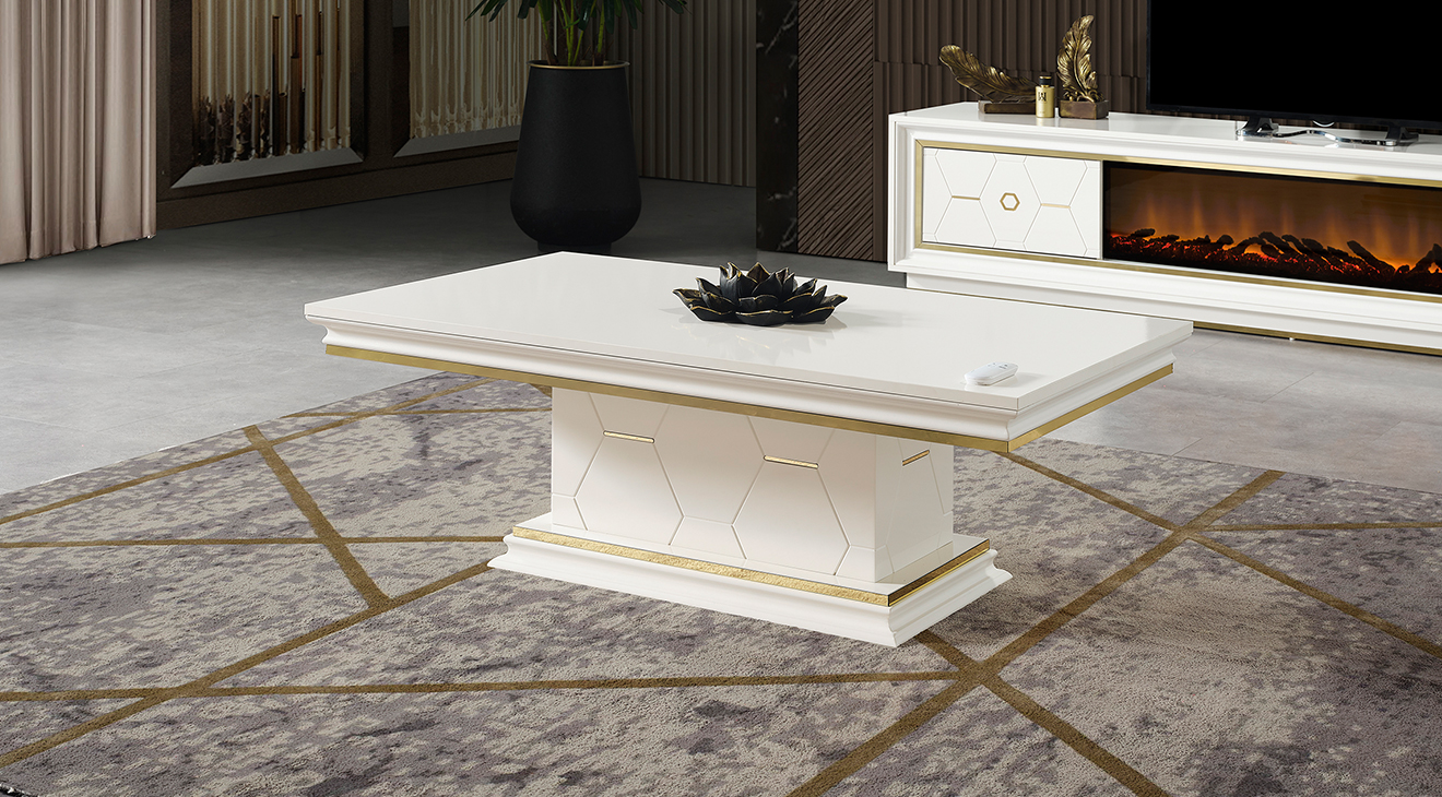 Yusra Premium Moonstone Coffee Table