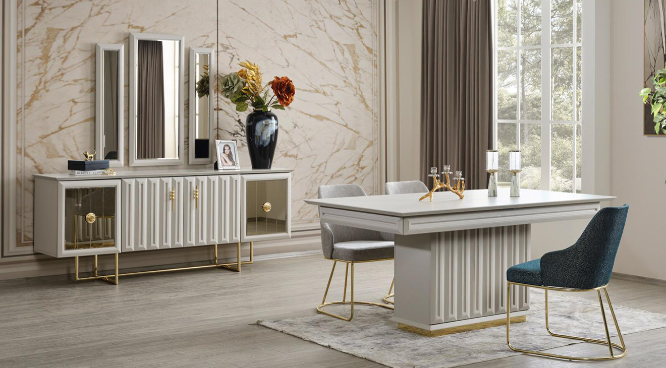 Zara Moonstone Dining Room Set