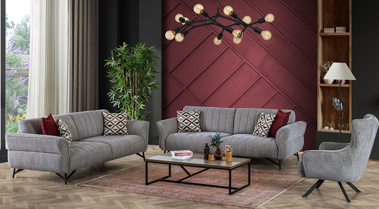 Zegna Bed Modern Sofa Set