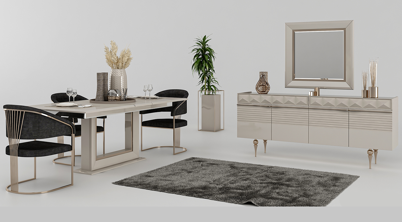 Zen Modern Yemek Odası Takımı