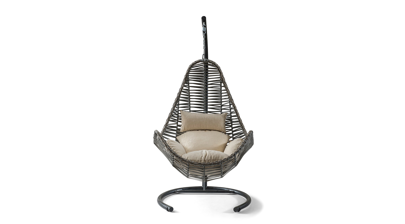 Zen Single Person Grey Swing