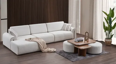 Aqustic Modern Köşe Koltuk Takımı