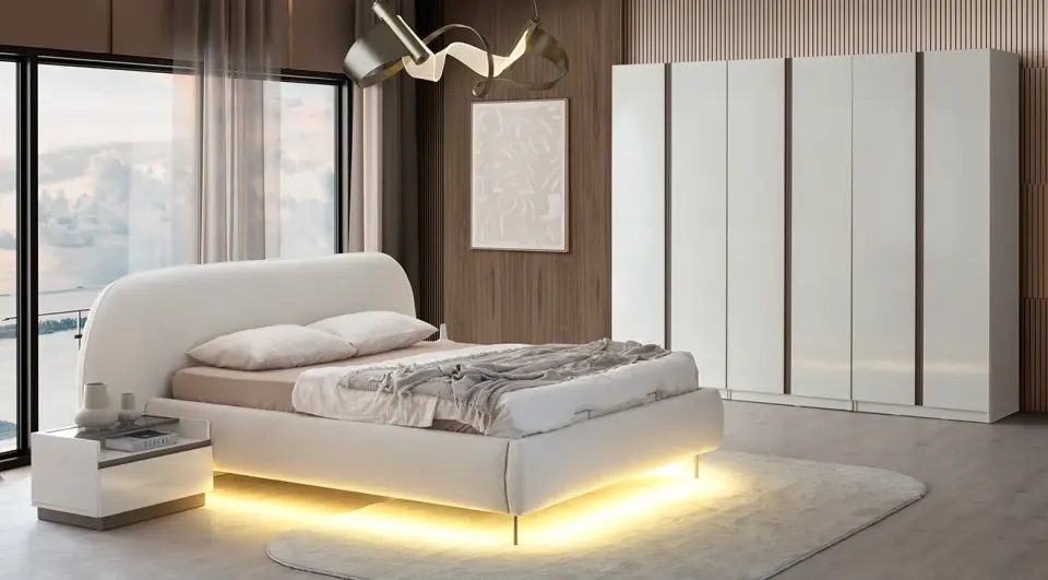 Bellat 6 Kapaklı Modern Yatak Odası Takımı
