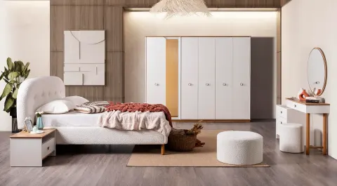 Virjin 6 Kapaklı Yatak Odası Takımı
