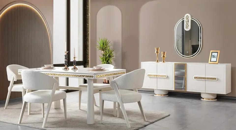 Zara Modern Yemek Odası Takımı