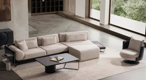 Lucca Metal Ayaklı Koltuk Takımı
