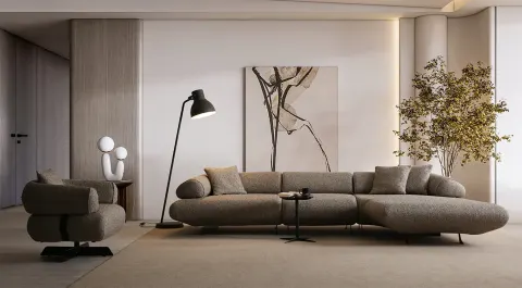 Joven Metal Ayaklı Relax Köşe Koltuk Takımı