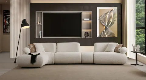 Orlando Yataklı Modern Relax Köşe Koltuk Takımı
