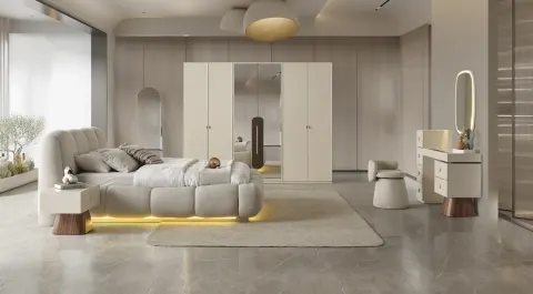 Crown 6 Kapaklı Modern Yatak Odası Takımı